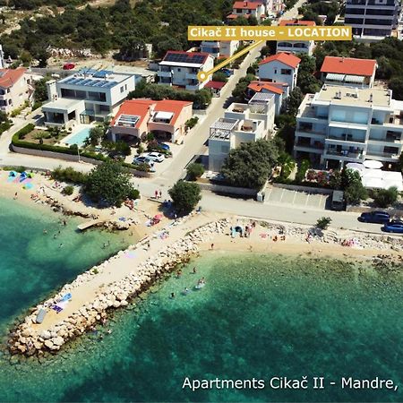 Apartments Cikac II - Modern Apartments By The Beach Mandre Exterior photo